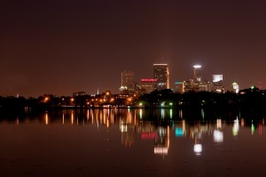 Downtown Minneapolis Minnesota Night